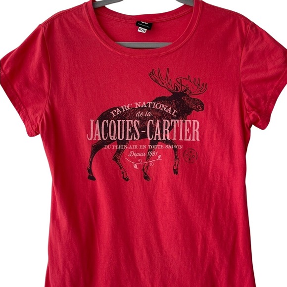 W Communication Tops - W‎ Communication Women's Jacques-Cartier Nat'l Park Graphic T-Shirt XL